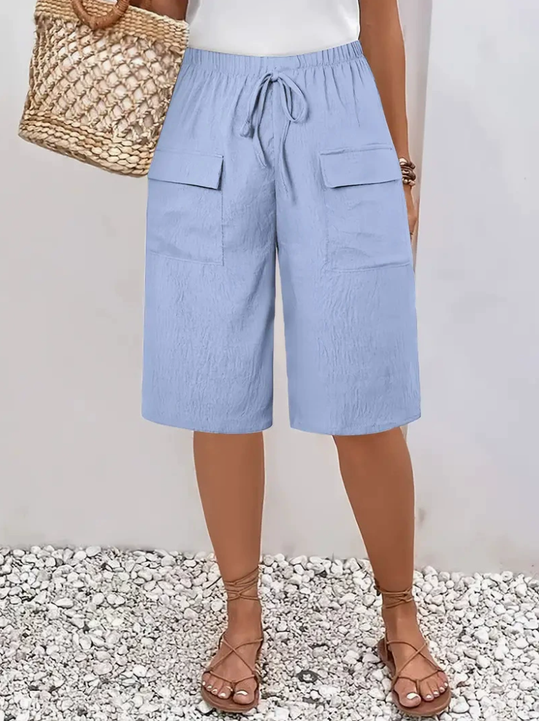 Shorts mit elastischem Bund