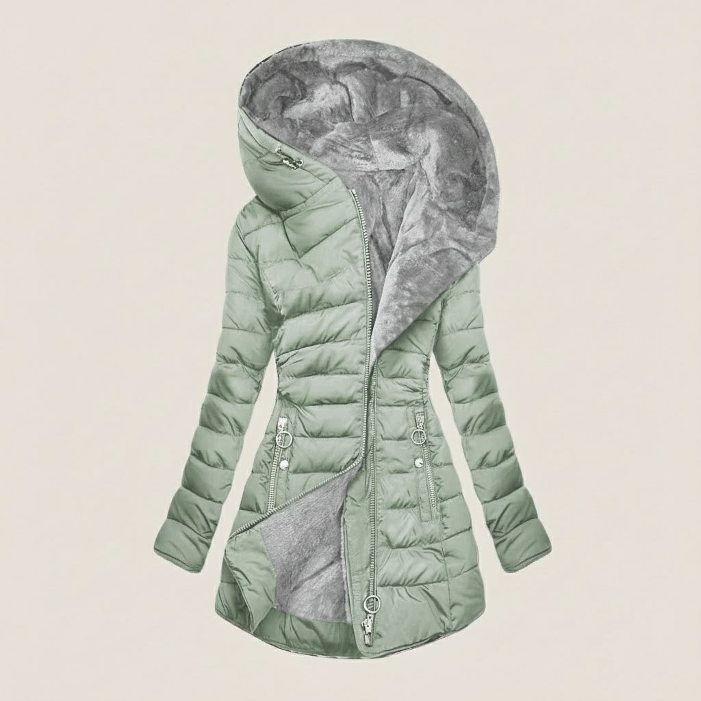 Winterjacke mit warmen Fellfutter