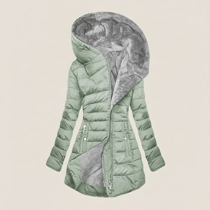 Winterjacke mit warmen Fellfutter
