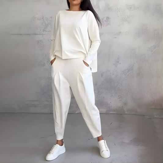 Camilla™ – Leichtes Damen 2-teiliges Loungewear Set mit Langarm