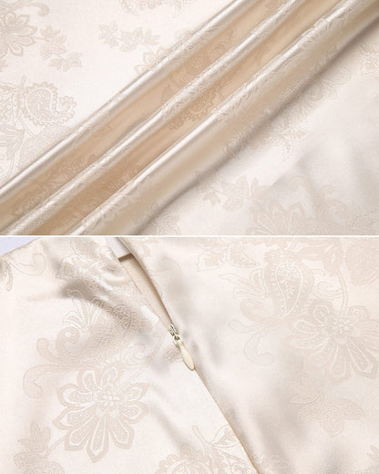 Eleganter Satinrock mit Reißverschluss