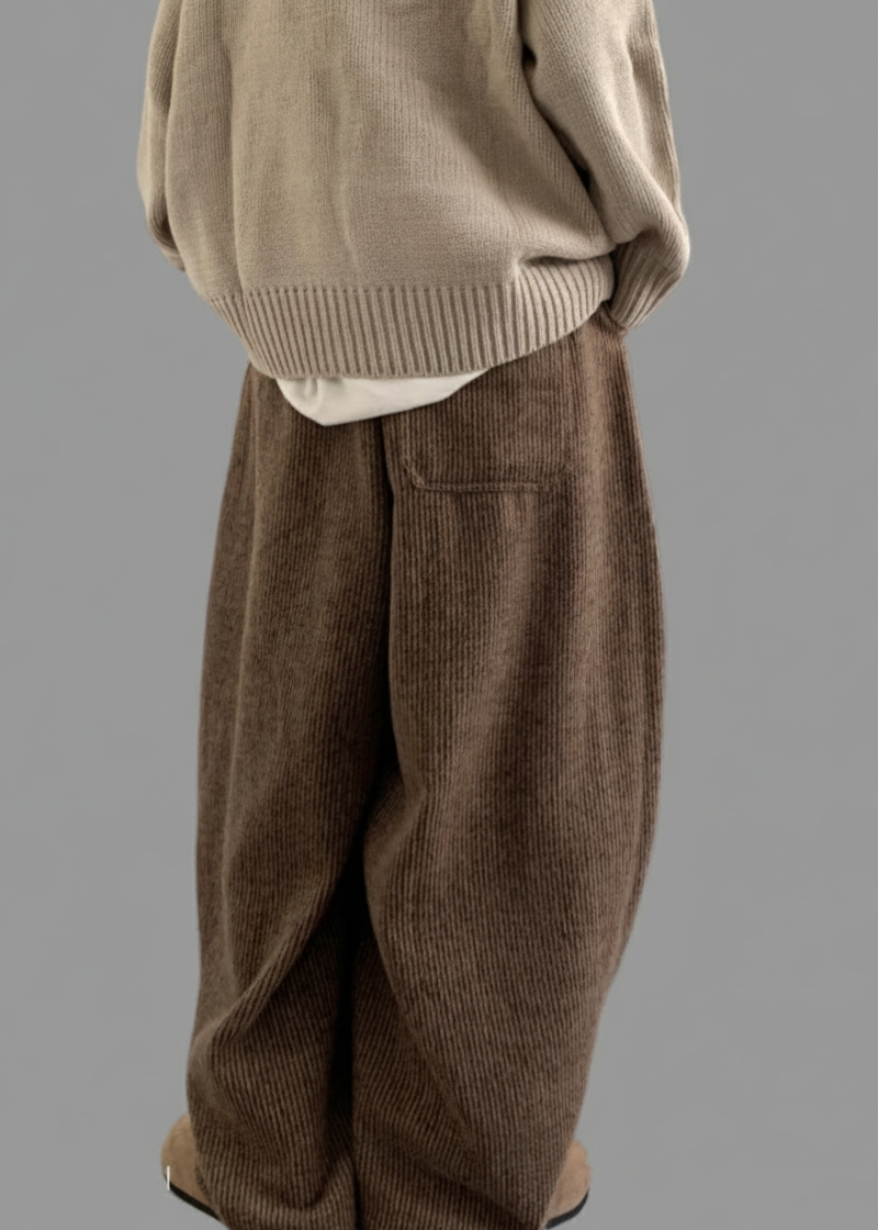 Corduroy Knit-Waist Lounge Pants