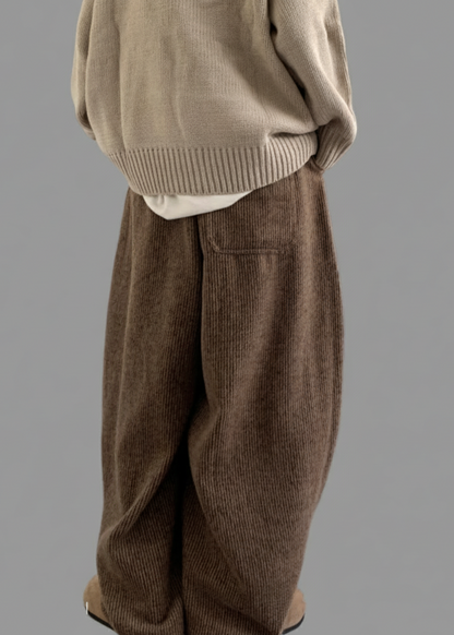 Corduroy Knit-Waist Lounge Pants