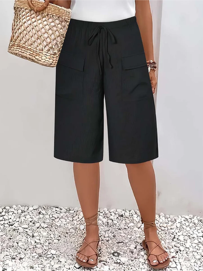 Shorts mit elastischem Bund