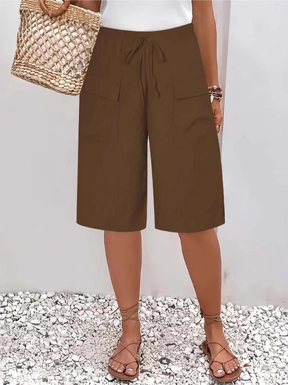 Shorts mit elastischem Bund