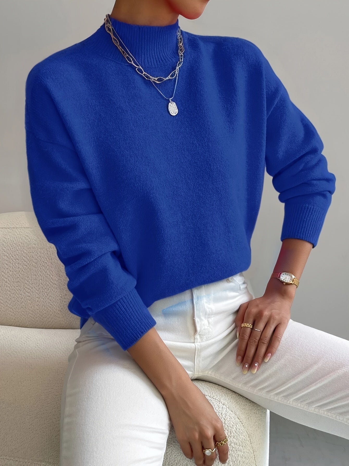 Eleganter Strickpullover