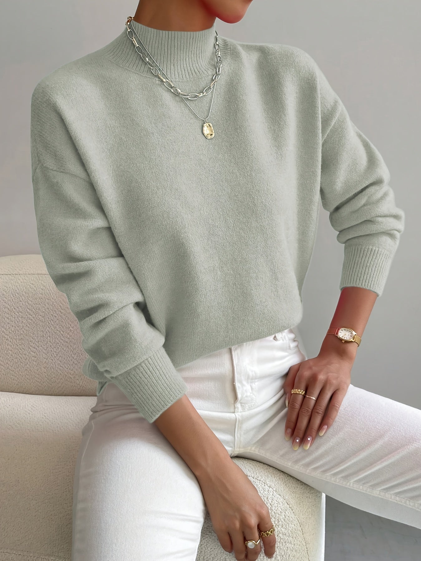 Eleganter Strickpullover