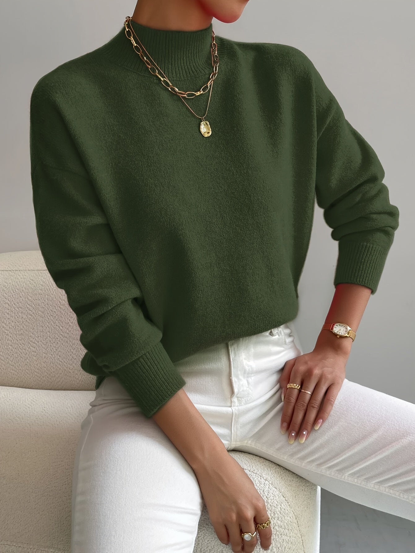 Eleganter Strickpullover