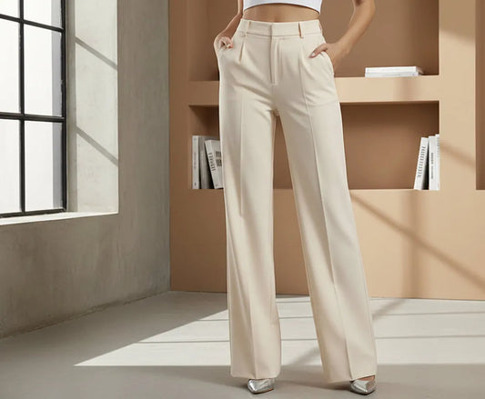 Elegante Damen-Hosen mit hoher Taille - optimize
