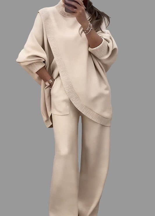 Damen Oversize-Pullover & Hose Set
