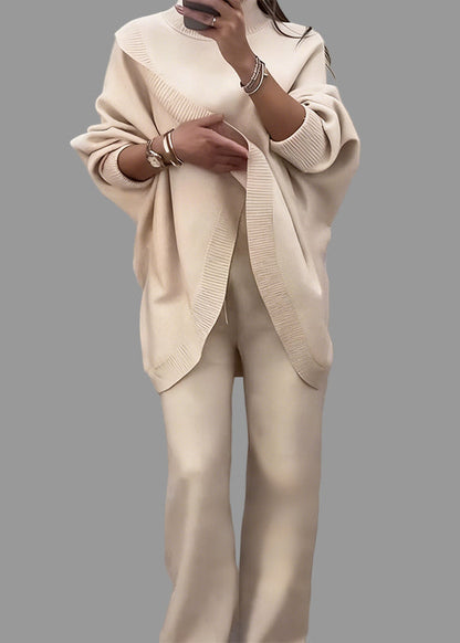 Damen Oversize-Pullover & Hose Set