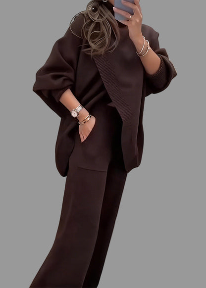 Damen Oversize-Pullover & Hose Set